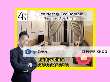 915sqft 2beds 2baths Eco Nest Eco Botanic, Iskandar Puteri Service Apartment For Sale, Johor, Nusajaya