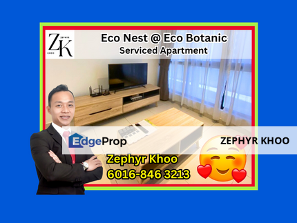 Tower B 980 sqft 3beds 2 baths Eco Nest @ Eco Botanic, Iskandar Puteri Service Apartment For Sale  Pangsapuri Servis Untuk Dijual 出售服务式公寓, Johor, Nusajaya