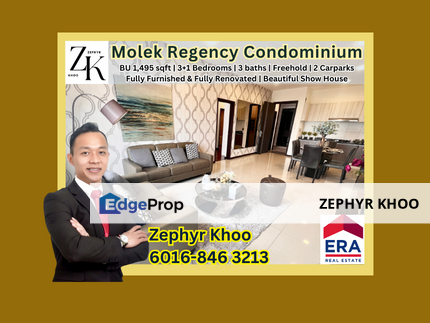 Molek Regency Fully Furnished For Sale, Johor, Johor Bahru