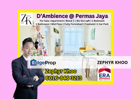 D'Ambience @ Permas Jaya Fully Furnished For Sale, Johor, Permas Jaya/Senibong