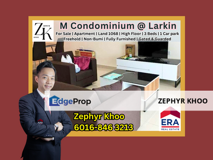 M Condominium @ Larkin Sentral Apartment Condominium For Sale, Johor, Johor Bahru