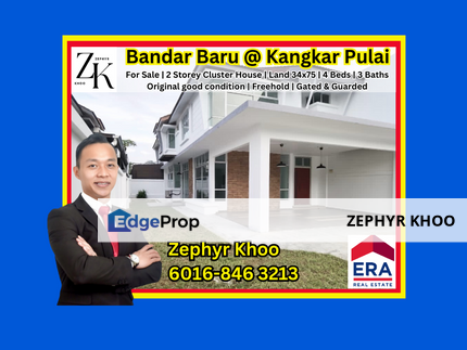 Bandar Baru Kangkar Pulai 2 Storey Cluster House For Sale, Johor, Kangkar Pulai