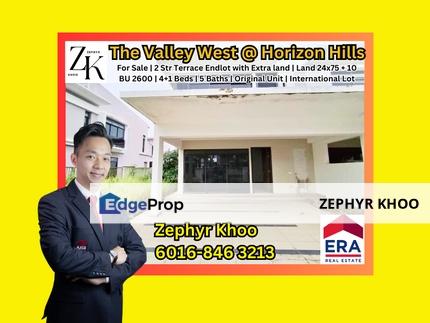 The Valley West Horizon Hills End Lot House For Sale, Johor, Horizon Hills