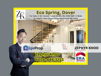 Eco Spring Dover Unblock View Fully Renovated For Sale, Johor, Johor Bahru