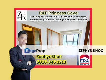 R&F Princess Cove 4 Beds Condominium For Sale, Johor, Johor Bahru