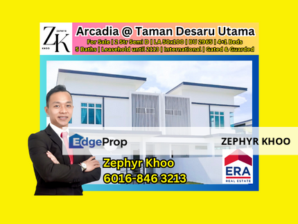  Acadia @ Taman Desaru Utama 2 Storey Semi Detached House For Sale, Johor, Kota Tinggi