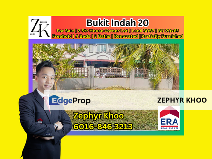 Bukit Indah 20 Double Storey House Corner Lot For Sale, Johor, Johor Bahru