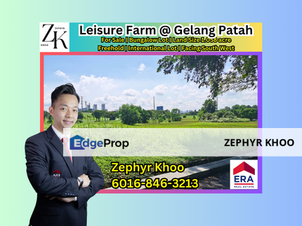  Leisure Farm @ Gelang Patah Bungalow Lot Large Land International Lot For Sale, Johor, Gelang Patah