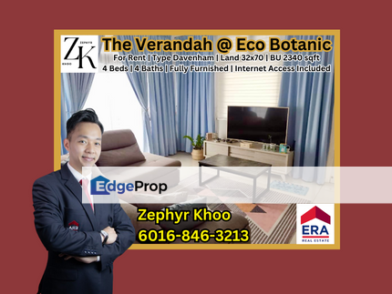 Eco Botanic Cluster House For Rent, Johor, Nusajaya