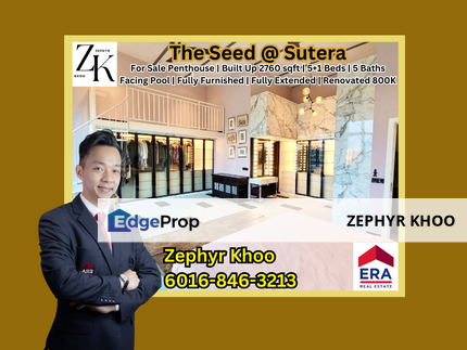 The Seed @ Sutera Utama Penthouse For Sale, Johor, Skudai