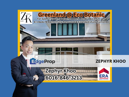 Greenland @ Eco Botanic / 2 Storey Semi Detached House / Beautifully Fully Furnished, Johor, Nusajaya