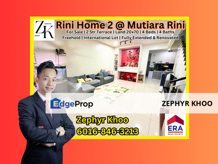 Rini Homes @ Mutiara Rini Terrace House For Sale, Johor, Skudai