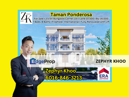 Taman Ponderosa Bungalow House For Sale, Johor, Johor Bahru