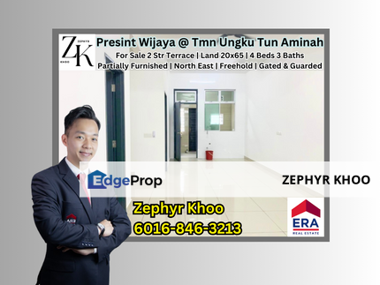 Presint Wijaya @ Taman Ungku Tun Aminah Double Storey Terrace House For Sale, Johor, Skudai