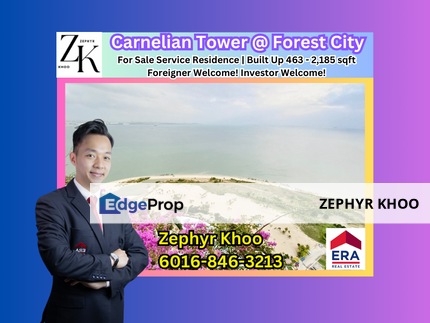 Carnelian Tower@ Forest City Apartment For Sale, Johor, Gelang Patah