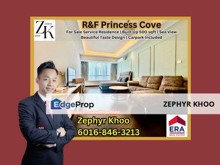  R&F Princess Cove / Studio / Service Residence For Sale, Johor, Johor Bahru