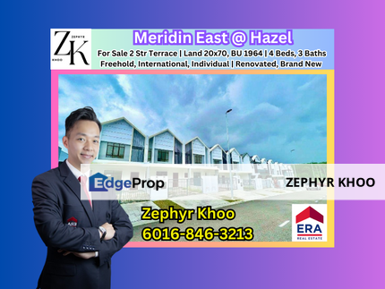  Meridin East @ Hazel 2 Storey Terrace House For Sale, Johor, Pasir Gudang