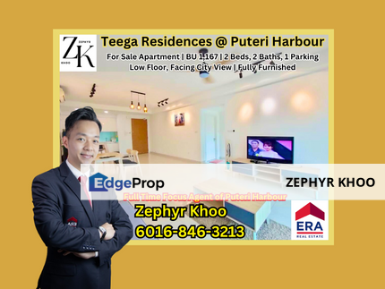 Teega Residences @ Puteri Harbour Apartment / Best Deal / For Sale, Johor, Kota Iskandar