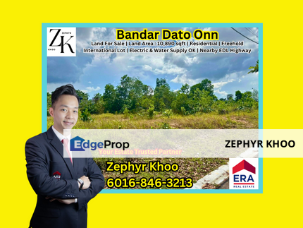 Bandar Dato Onn, Bungalow Land / Residential Land For Sale, Johor, Johor Bahru