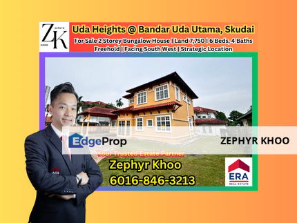 Uda Heights @ Bandar Uda Utama, Skudai 2 Storey Bungalow House, Johor, Skudai