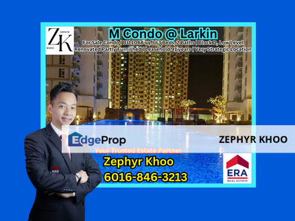  M Condo @ Larkin Condominium For Sale, Johor, Johor Bahru