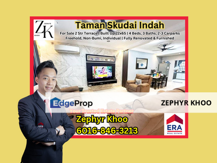 Jl Keindahan @ Taman Skudai Indah 2 Storey Terrace House For Sale1, Johor, Skudai