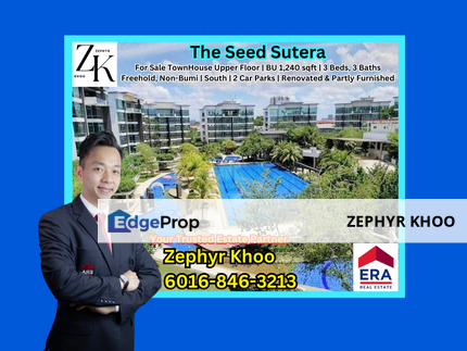 The Seed Sutera TownHouse Upper Floor For Sale, Johor, Skudai