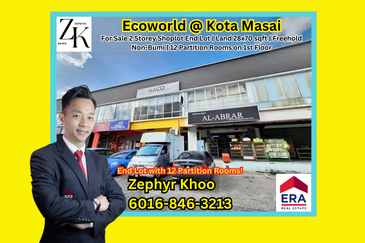 Ecoworld Eco Tropics @ Kota Masai / 2 Storey Shoplot End Lot For Sale