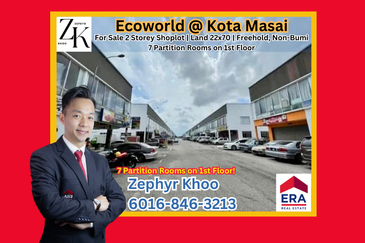 Ecoworld Eco Tropics @ Kota Masai / 2 Storey Shoplot For Sale