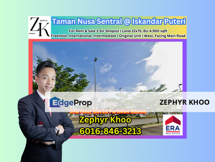  Taman Nusa Sentral @ Iskandar Puteri 3 Storey Shoplot For Sale, Johor, 