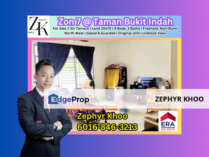  Jalan Indah 7 / Zon 7 @ Taman Bukit Indah 2 Storey Terrace House For Sale, Johor, Bukit Indah