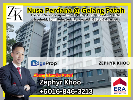  Nusa Perdana @ Gelang Patah Service Apartment For Sale, Johor, Gelang Patah