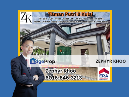 Taman Putri 8 Kulai  Double Storey Terrace Corner lot , Johor, Kulai