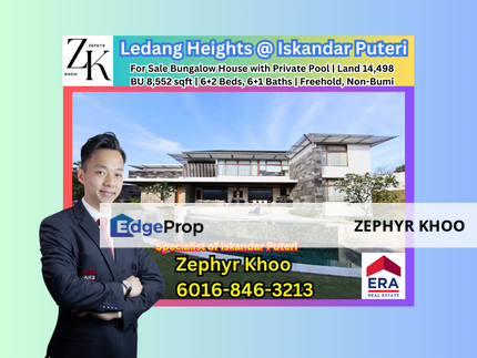 Ledang Heights @ Iskandar Puteri Bungalow House with Private Pool, Johor, Johor Bahru