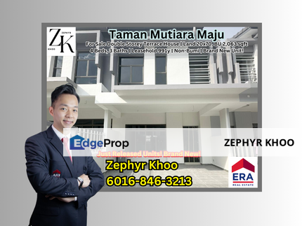 Taman Mutiara Maju, Skudai (Maison One) Double Storey Terrace House, Johor, Skudai