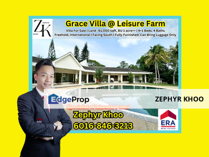 Grace Villa @ Leisure Farm Exclusive Villa For Sale, Johor, Gelang Patah