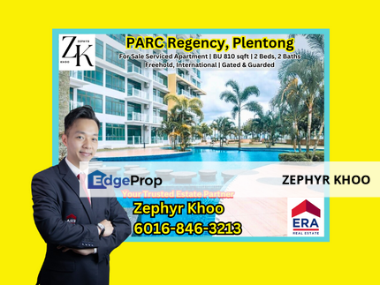 Parc Regency Service Residence For Sale, Johor, Johor Bahru