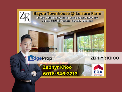 Bayou Townhouse @ Leisure Farm 2 Storey Townhouse For Sale, Johor, Gelang Patah