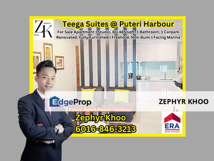 Teega Suites @ Puteri Harbour 2 Bedrooms Apartment/Condominium For Sale, Johor, Kota Iskandar