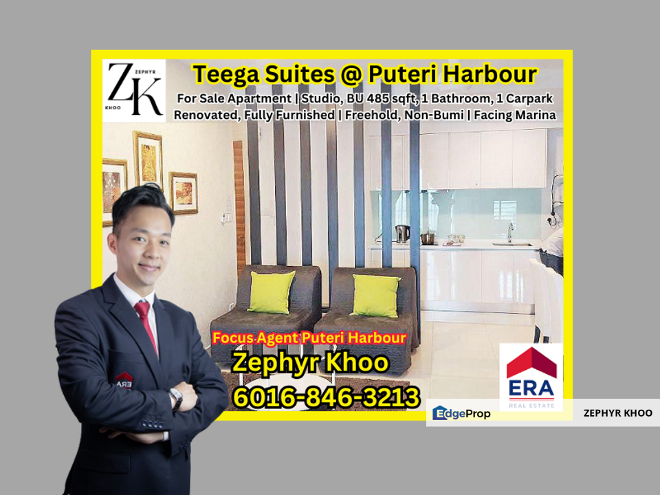 Teega Suites @ Puteri Harbour 2 Bedrooms Apartment/Condominium For Sale, Johor, Kota Iskandar