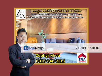 Teega Suites @ Puteri Harbour - 2 Bedrooms Apartment / Condominium For Rent, Johor, Kota Iskandar