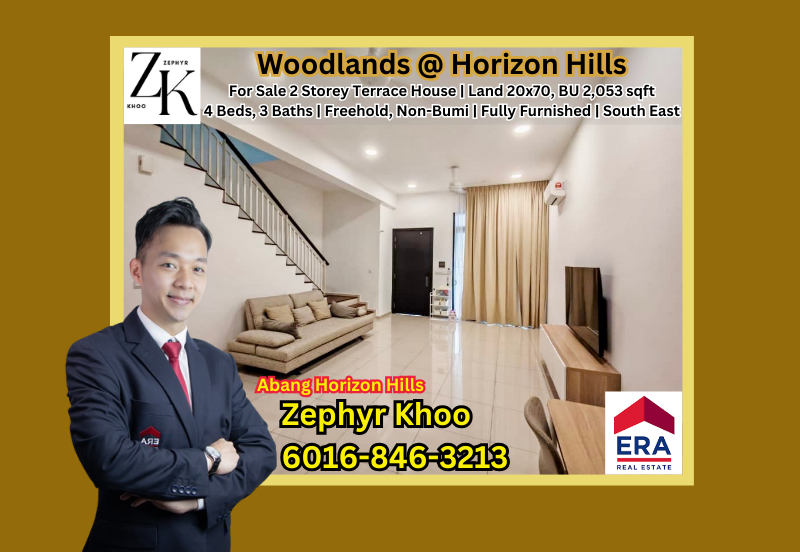 Woodlands @ Horizon Hills 2 Storey Terrace House For Sale