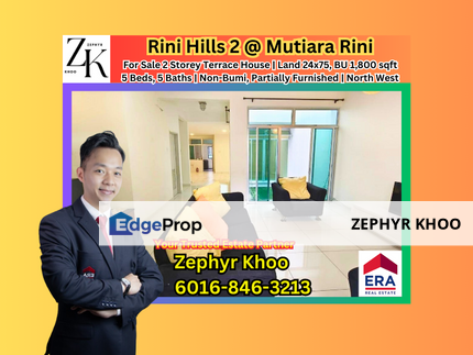 Rini Hills 2 @ Mutiara Rini Skudai, 2 Storey Terrace House For Sale, Johor, Skudai