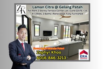 Laman Citra @ Gelang Patah 2 storey terrace Corner Lot For Sale