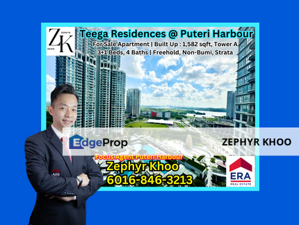 Teega Residences @ Puteri Harbour Apartment For Sale, Johor, Kota Iskandar