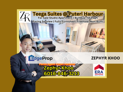 Teega Suites @ Puteri Harbour Studio Apartment For Sale, Johor, Kota Iskandar