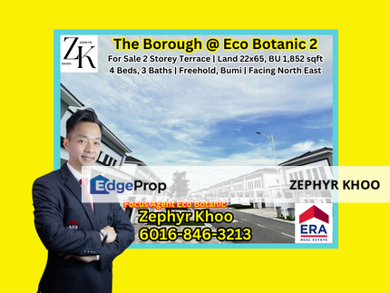 The Borough @ Eco Botanic 2 Double Storey Terrace House For Sale, Johor, Nusajaya