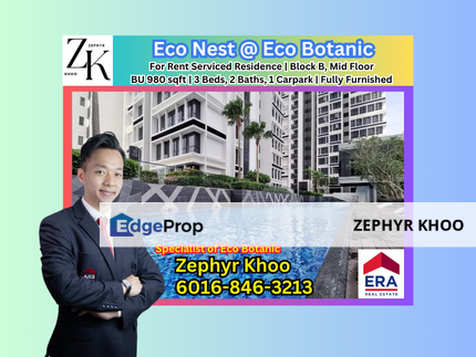 Eco Nest @ Eco Botanic Serviced Residence For Rent, Johor, Nusajaya