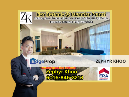 Eco Botanic @ Iskandar Puteri Nusajaya 2 Storey Semi Detached House For Sale, Johor, Nusajaya