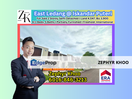 East Ledang @ Iskandar Puteri 2 Storey Semi Detached House For Sale, Johor, Nusajaya